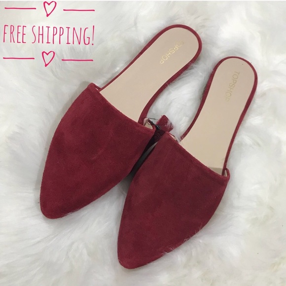 topshop mules flat